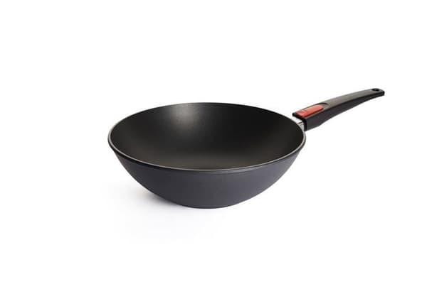Wok Woll - 11030DPS - Diamond Lite Wok/Stekpanna, Diameter 30 cm, Höjd 10 cm med avtagbart handtag