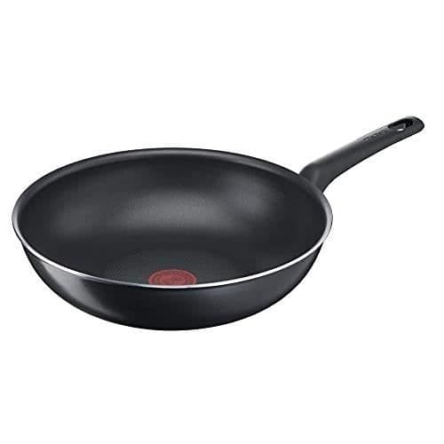 TEFAL WOK EASY COOK &amp; CLEAN B55519 - 28 CM - NON-STICK BEläggning