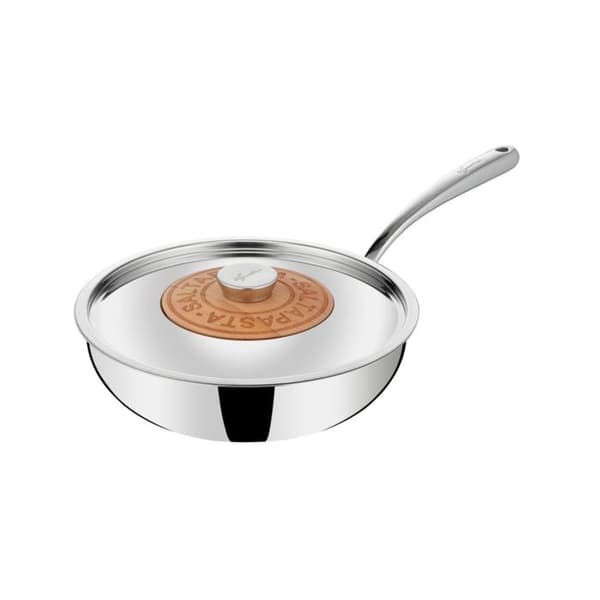 Lagostina Wokpanna i rostfritt stål 26cm med lock - 011204042026