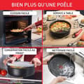Miniatyrbild 5 av 6: Stekpanna / stekpanna Tefal WOK FLÄKT 28 CM INGENIO ECO RESIST INDUCTION L3971902