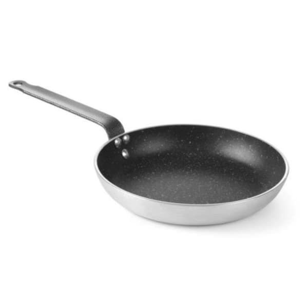 Aluminiumstekpanna med marmorerad non-stick beläggning. 240 mm - Hendi 627617