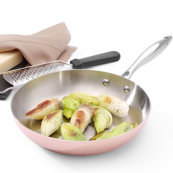 Induktionsstekpanna i koppar 240 x 50 mm - Hendi 607060