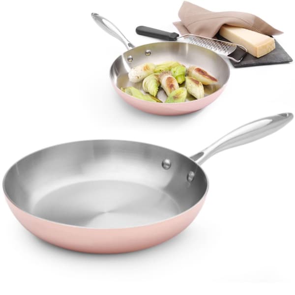 Induktionsstekpanna i koppar 240 x 50 mm - Hendi 607060
