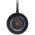 Miniatyrbild 2 av 5: TEFAL Easy Cook &amp; Clean Wok 28 cm, icke-induktion, non-stick beläggning, tillverkad i Frankrike B5541902