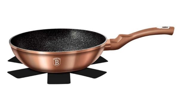 GRANIT WOK Pande 28cm BERLINGER HAUS ROSE GULD BH-1512