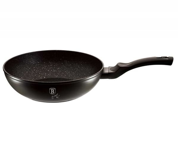 GRANIT WOK 28cm BERLINGERHAUS SORT SØLV BH-1848