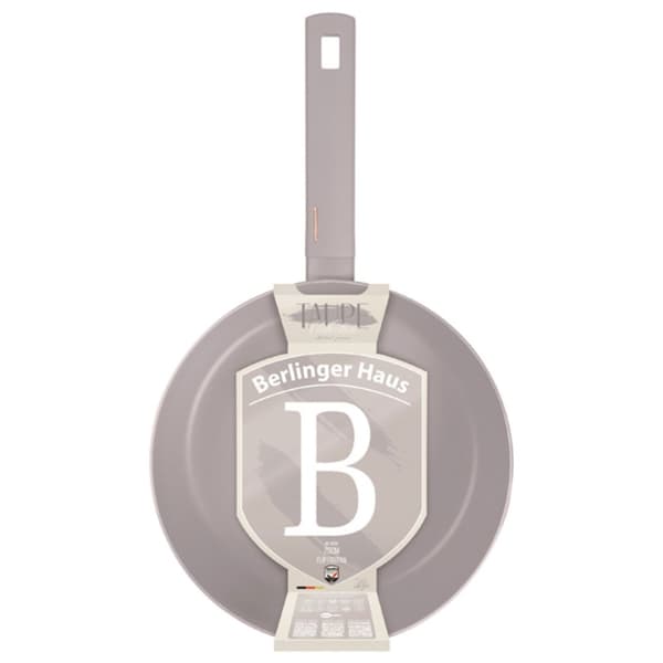 WOK FLIP PAN TITANIUM 26cm BERLINGER HAUS BH-8089 TAUPE