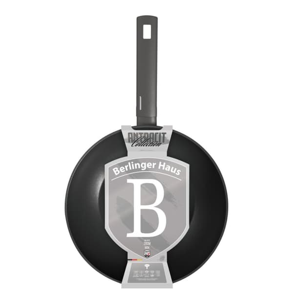 TITANIUM WOK 28cm BERLINGER HAUS BH-8123 ANTRACIT