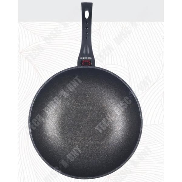 TD® elektrisk induktion wok rostfritt stål non-stick panna med lock stor kapacitet individuell fondue chinoise kökskastrull