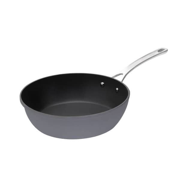 Wok med non-stick yta 30 cm i smitt aluminium Laura Ashley - Mörk skiffer - Kompatibel med induktion av Pendeford