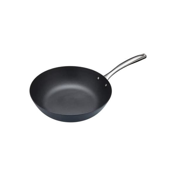 Wok i kolstål med non-stick beläggning 30 cm