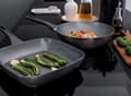 Miniatyrbild 2 av 2: Wok Tognana - V97914ADEMO - Deep Moon Set med 2 delar Wok 28 cm + Grill 28 x 28 cm