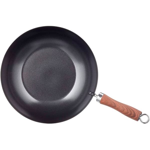 Wok Induktion 32cm, Kolstålle, Teflonbeläggning Titanium utan PFOA Wecook Carbono Antracit 50232