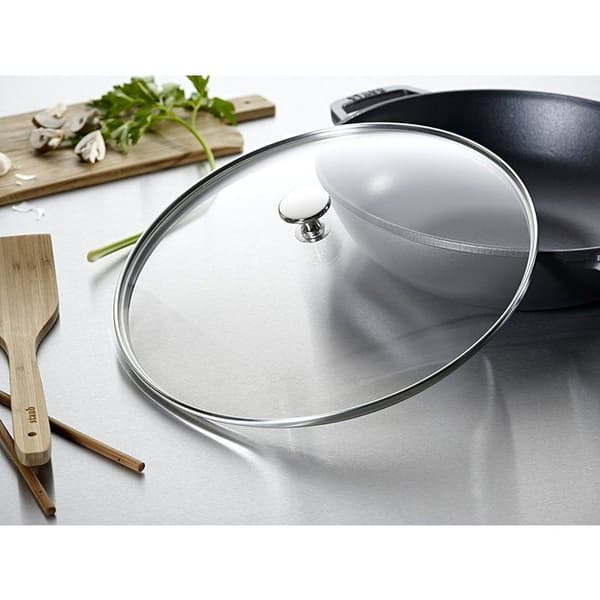 STAUB Wok med Glaslock 30 cm Basilika