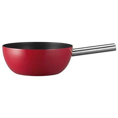 Spring 2896560624 Induktionskompatibel aluminiumfonduekruka, röd, 23cm