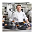 Miniatyrbild 6 av 6: PINTI Wok Nonstick Med Lock Med Galler Cm 24 Pot