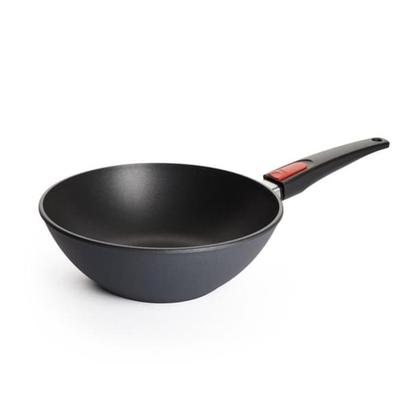 Gjutjärnswok 26 cm med avtagbart handtag Diamond lite - Woll