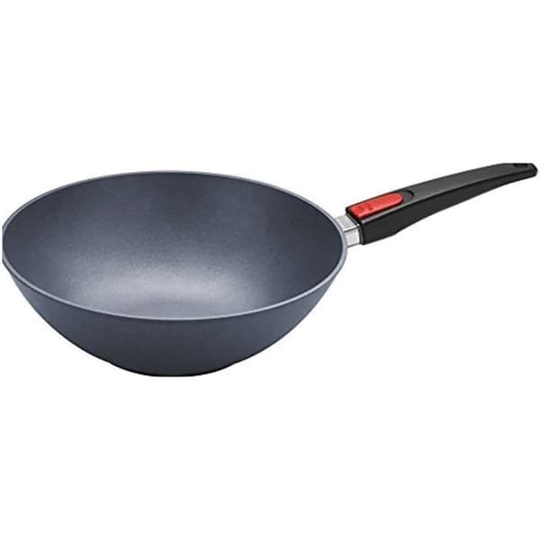 Wok i aluminium med avtagbart handtag 30 cm