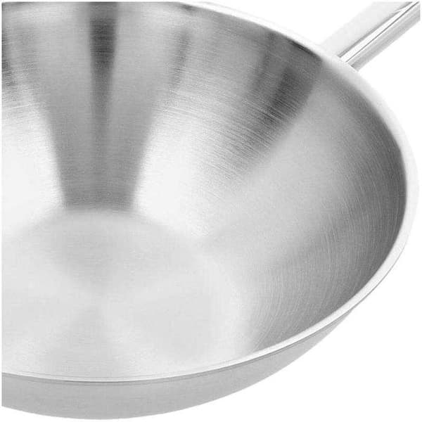 Wok - Demeyere - 52926 - 26 cm - Inox - Kompatibel med alla spisar och diskmaskin