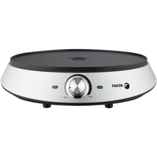 Sähköinen kreppirauta - FAGOR - FGC240 - 1200 W - Halkaisija: 30 cm - Tarttumaton pinnoite - Harmaa
