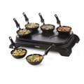 Pikkukuva 3 / 6: DOMO DO8710W Crepier + Wok - 6 hengelle - 1000W - Musta