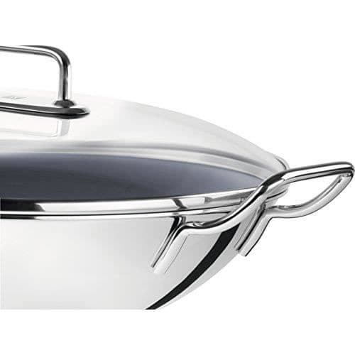 ZWILLING 40992-032-0 Belagd wok, rostfritt stål, polerat rostfritt stål, 32 cm 40992-032-0