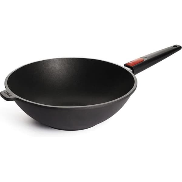 Wok - Kastrull - Nowo 11030 N - Titan - Kompatibel Induktion - Avtagbart Handtag 30 cm