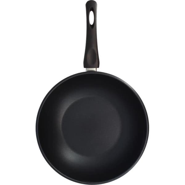 Wok - MENASTYL - 6020252 - Ruostumaton teräs - 28 cm - Sopii kaikille liesitasoille, myös induktiolle
