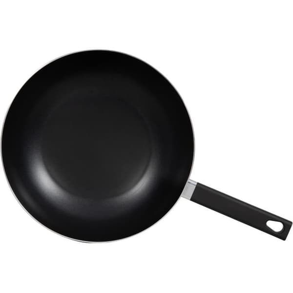Wok - LIVOO - MEP156N - 32 cm - Non-stick, PFOA- og PFOS-fri - Silikonehåndtag - Velegnet til alle kogeplader inklusive induktion