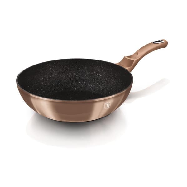Granit Wok Stegepande 30cm Berlinger Haus Bh-6171 Rosaguld Lumarko!