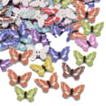 Miniatyrbild 3 av 3: 82 knappar mix i 3 design antik vintage