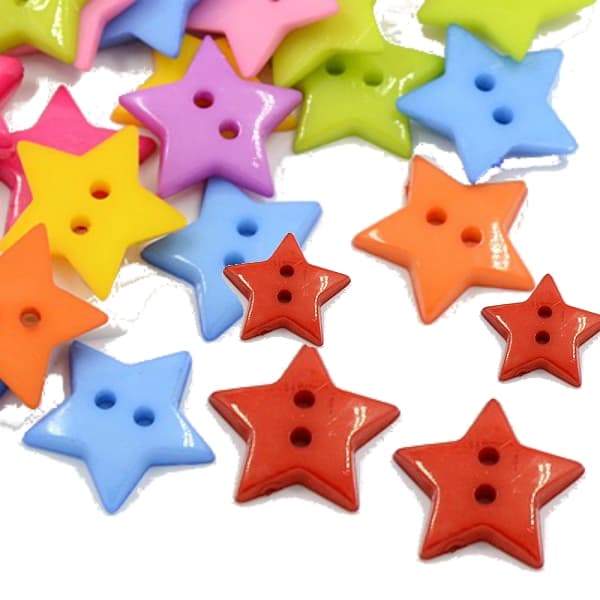 3 sorters mix fina knappar 75 st, 25 per sort