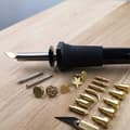 Miniatyrbild 5 av 6: Brännpenna - Svart - Inkl. 20 spetsar - 30 W