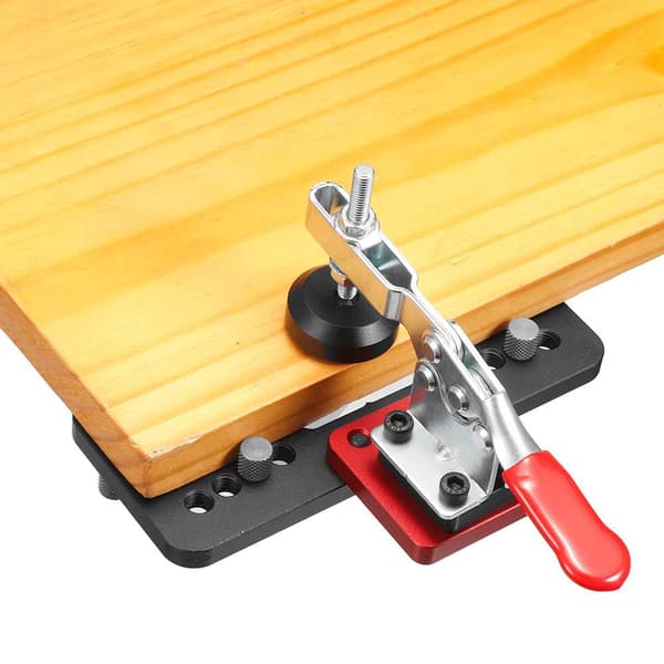 Hängscharnirig Jig, Träbearbetning Hålborrning, Aluminiumlegering Mall