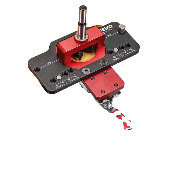 Hängscharnirig Jig, Träbearbetning Hålborrning, Aluminiumlegering Mall