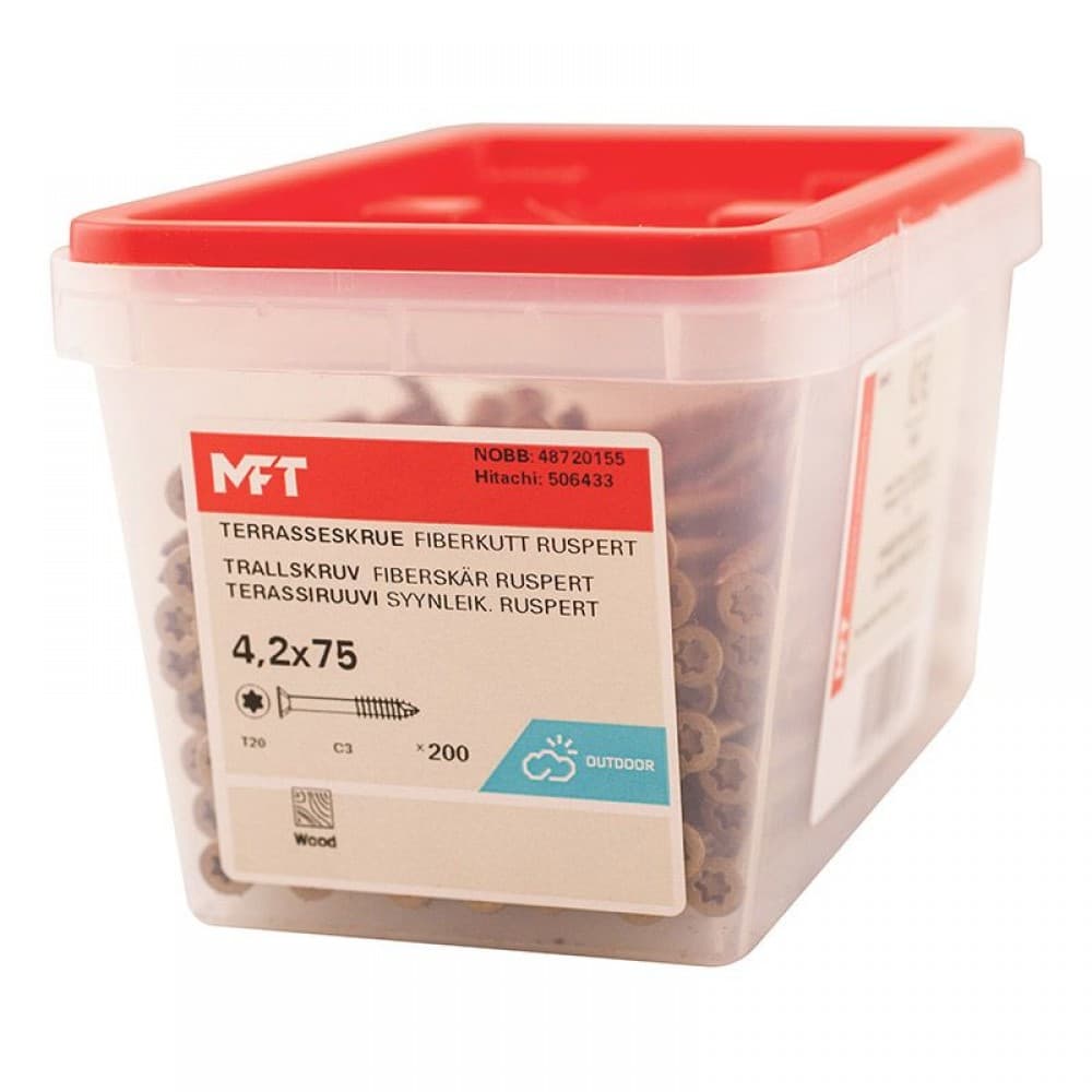 Trallskruv T20 4,2 x 75 - 1600st