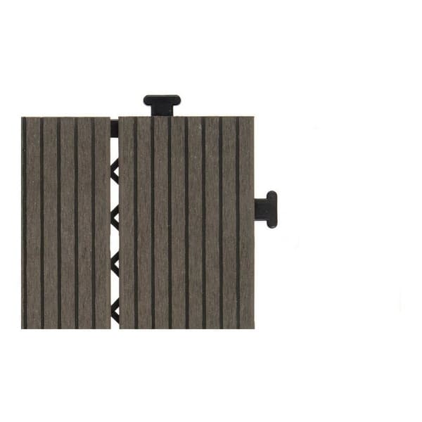Lukittuva lattialaatta Ibergarden SM-4P-ALDH Musta Polyetyleeni Komposiitti 30 x 2,6 x 30 cm