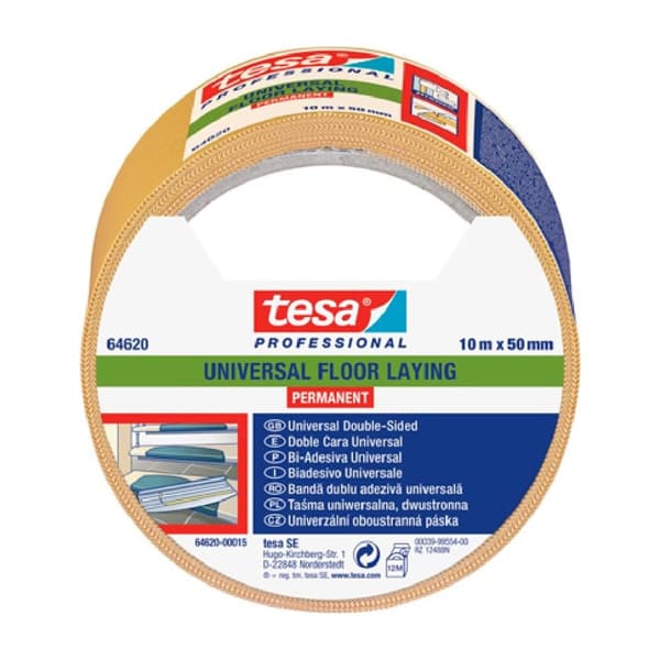 Kaksipuolinen teippi TESA 10 m x 50 mm