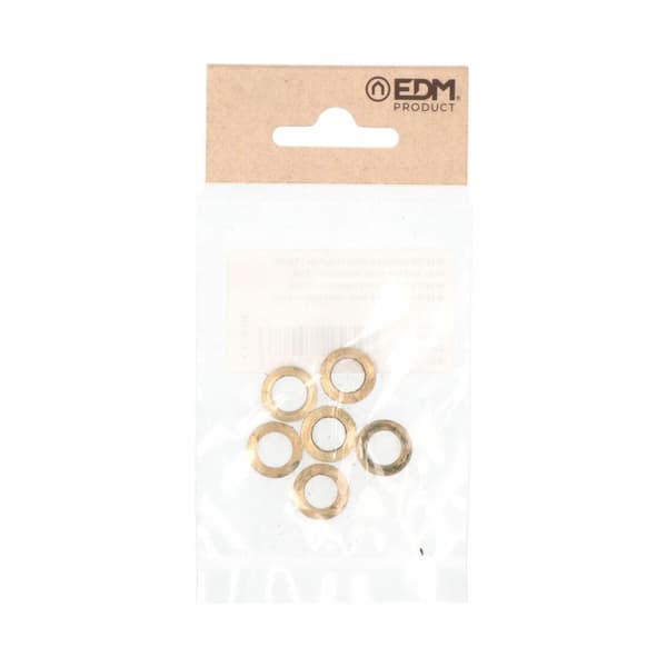 Aluslevyt EDM OV02 Ovaali Saranat Messinki Ø 14 mm 14 x 9 x 2 mm