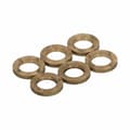 Pikkukuva 1 / 3: Aluslevyt EDM OV02 Ovaali Saranat Messinki Ø 14 mm 14 x 9 x 2 mm