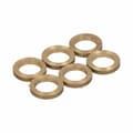 Pikkukuva 1 / 3: Aluslevyt EDM 85486 OV02 Messinki Ø 10 mm 10 x 7 x 1,5 mm Ovaali Saranat