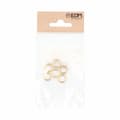 Pikkukuva 2 / 3: Aluslevyt EDM OV02 Ovaali Saranat Messinki Ø 12 mm 12 x 8 x 1,5 mm