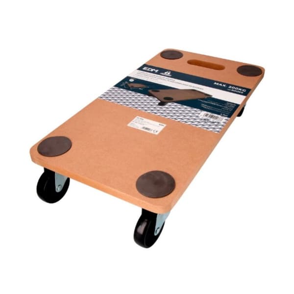 Alusta EDM Renkailla 58 x 30 x 12 cm 200 kg