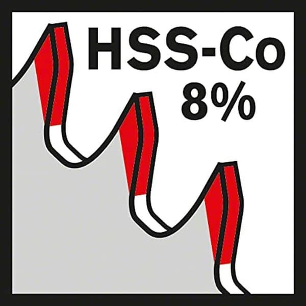 Reikäsahasetti BOSCH Bimetal HSS 9 Kappaletta