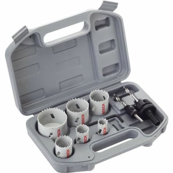 Reikäsahasetti BOSCH Bimetal HSS 9 Kappaletta