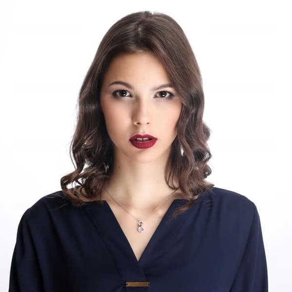 ORPHELIA-925 Sterling Silver Damhänge Halsband Silver-ZH-7288