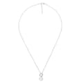 Miniatyrbild 2 av 4: ORPHELIA-925 Sterling Silver Damhänge Halsband Silver-ZH-7288