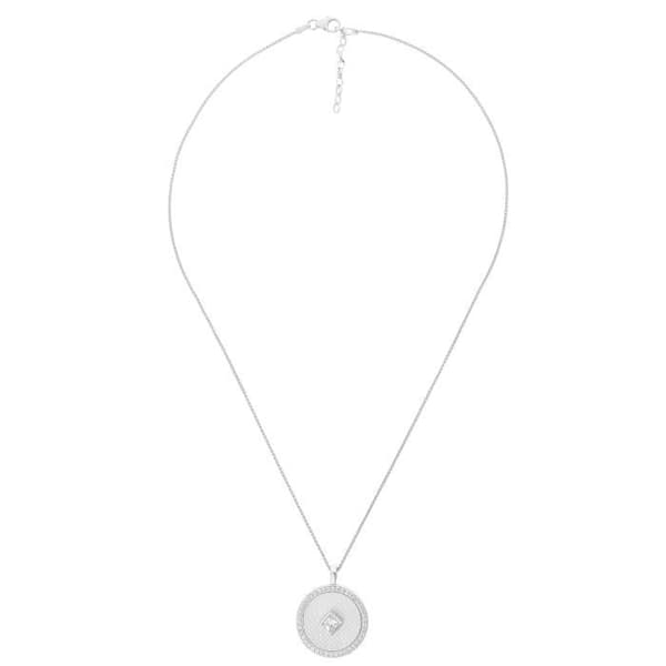ORPHELIA-925 Sterling Silver Damhänge Halsband Silver-ZH-7290
