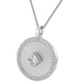 Miniatyrbild 1 av 4: ORPHELIA-925 Sterling Silver Damhänge Halsband Silver-ZH-7290