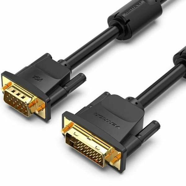 VGA - DVI Adapteri Vention EACBF Musta 1 m